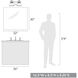 Duncan 2 Light 17 inch Matte Black Bath Vanity Wall Light in Chrome